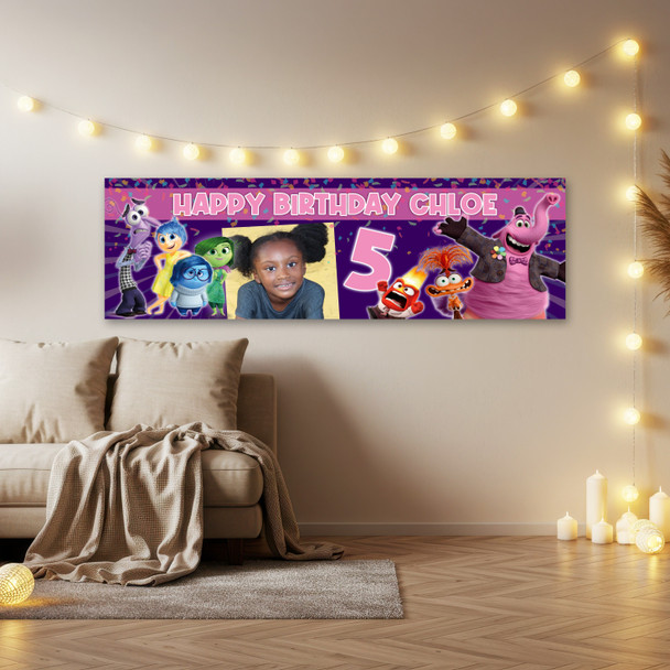Personalised Party Banner For Kids Birthday Trolls Photo