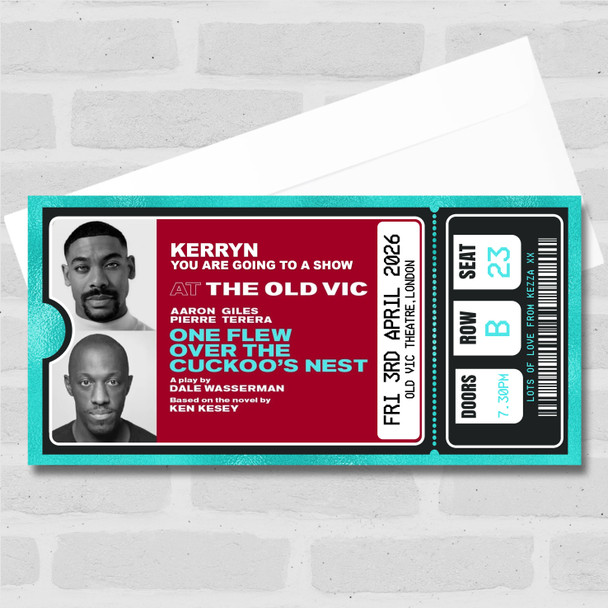 One Flew Over The Cuckoo's Nest Personalised Voucher Surprise Theatre Ticket