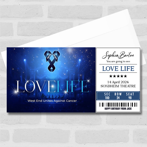 One For The Boys Love Life West End Unites Personalised Voucher Surprise Ticket