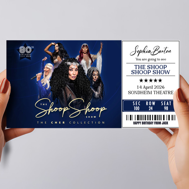 The Shoop Shoop Show Personalised Gift Voucher Surprise Theatre Ticket