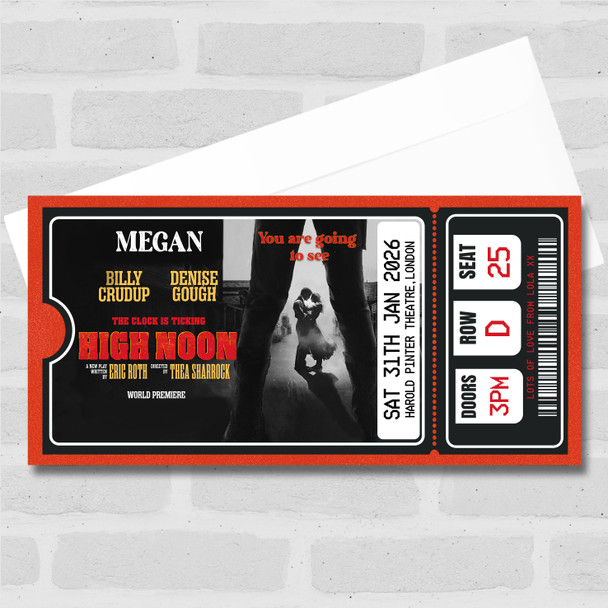High Noon Show Personalised Gift Voucher Surprise Theatre Ticket