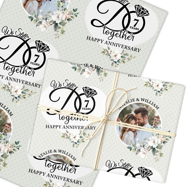 Personalised Wrapping Paper Wedding Anniversary We Still Do Photo Gift-Wrap