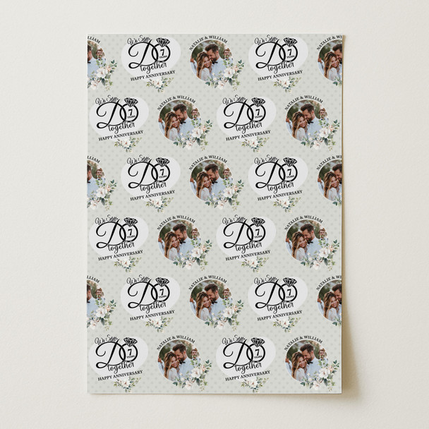 Personalised Wrapping Paper Wedding Anniversary We Still Do Photo Gift Wrap