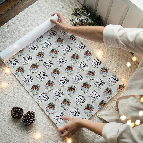 Personalised Wrapping Paper Wedding Anniversary We Still Do Photo Gift Wrap