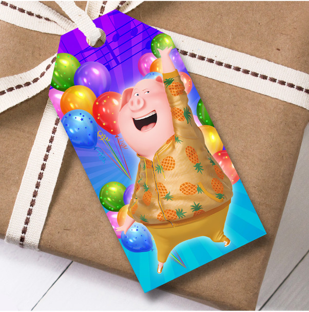 Birthday 12 Large Gift Tags Sing Kids Birthday Design 7