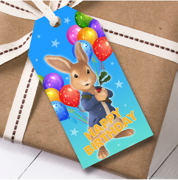 Birthday 12 Large Gift Tags Peter Rabbit Kids Birthday Design