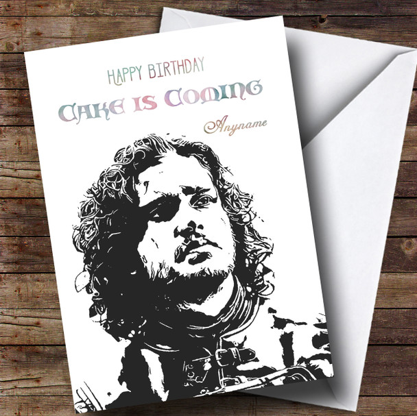 Got Jon Snow Cake Is Coming Game Of Thrones Birthday Personalised Card