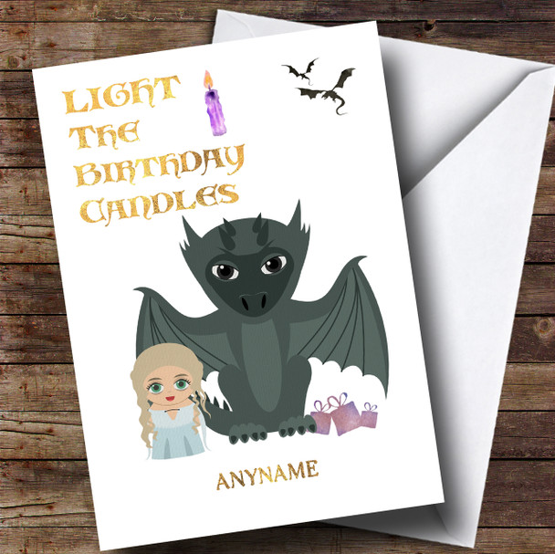 Got Daenerys Game Of Thrones Birthday Personalised Card