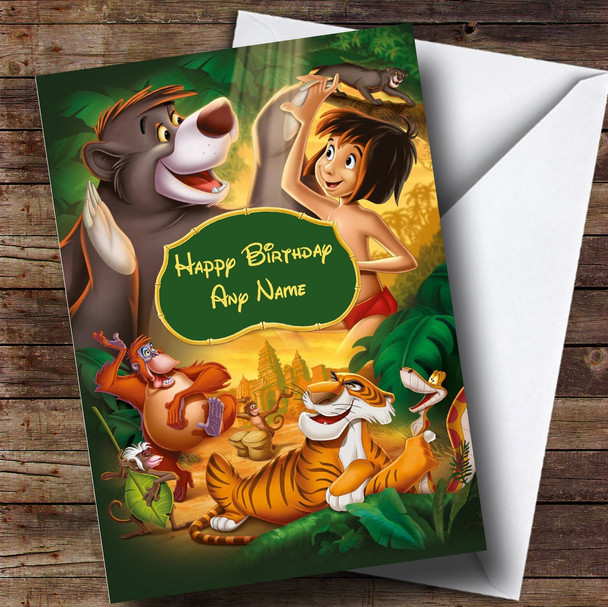 Personalised Disney The Jungle Book Children's Birthday Card