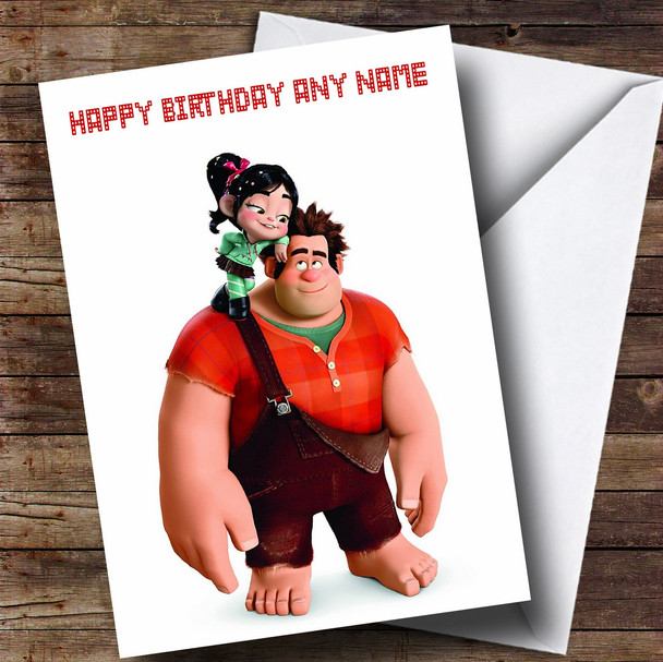 Personalised Wreck-It Ralph Children's Birthday Card