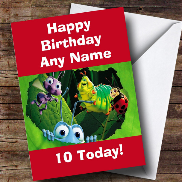 Personalised A Bugs Life Children's Birthday Card