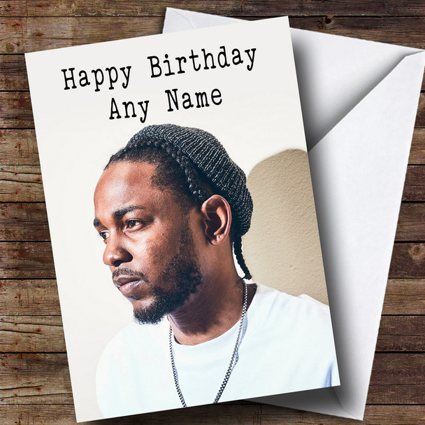 Personalised Kendrick Lamar Celebrity Birthday Card