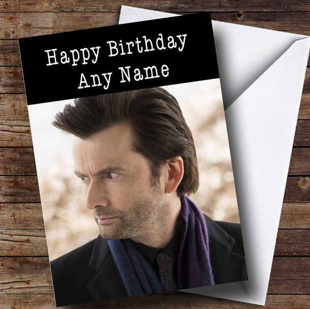 Personalised David Tennant Celebrity Birthday Card