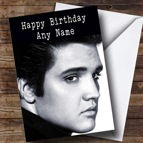 Personalised Elvis Presley Celebrity Birthday Card