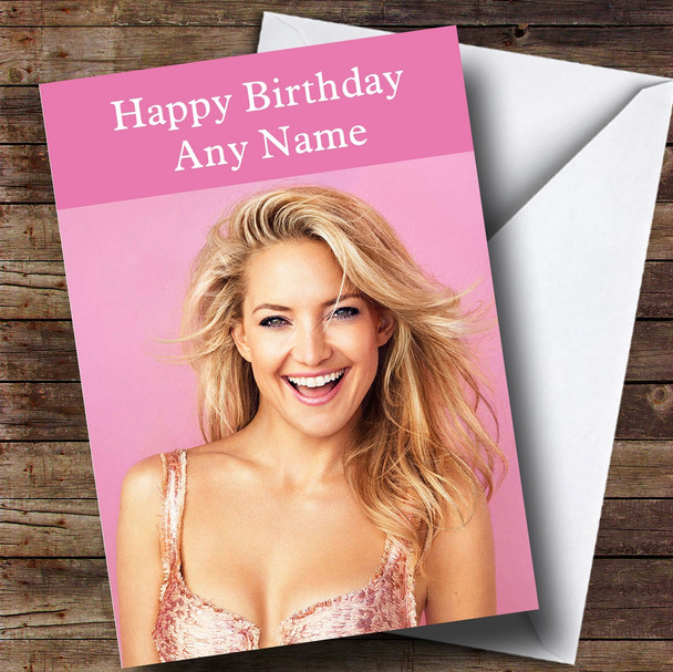 Personalised Kate Hudson Celebrity Birthday Card