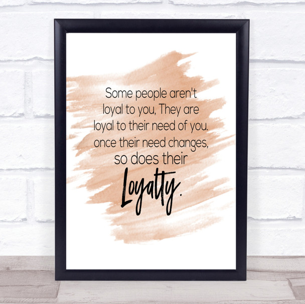Needs Change Quote Print Watercolour Wall Art