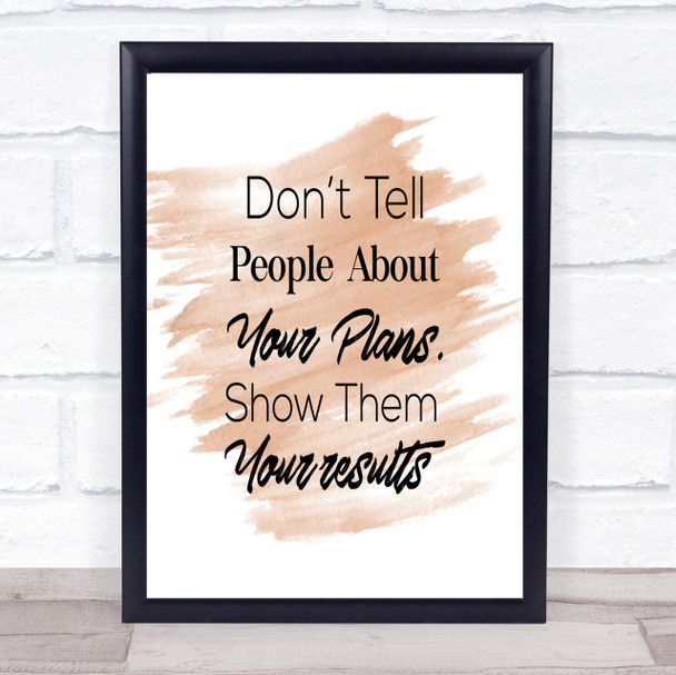 Show Results Quote Print Watercolour Wall Art