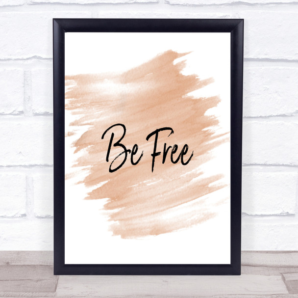 Free Quote Print Watercolour Wall Art