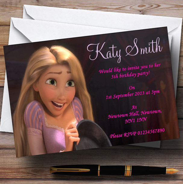Tangled Personalised Children's Party Invitations