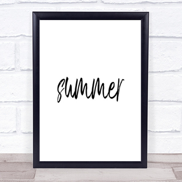 Slimmer Quote Print Poster Typography Word Art Picture