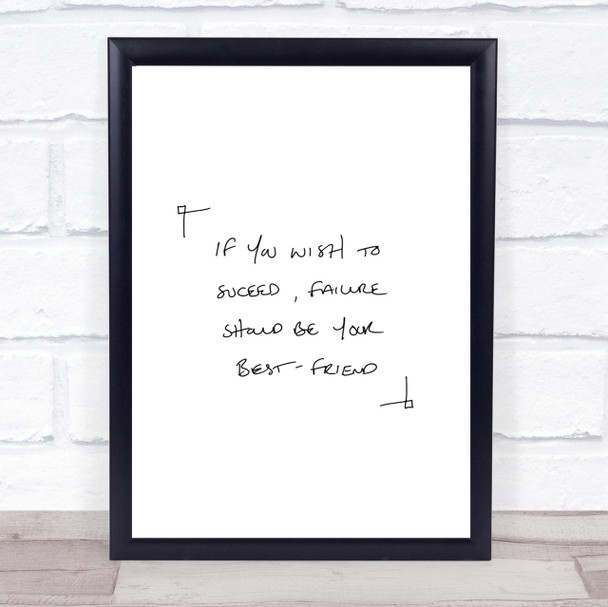 Want To Succeed Quote Print Poster Typography Word Art Picture