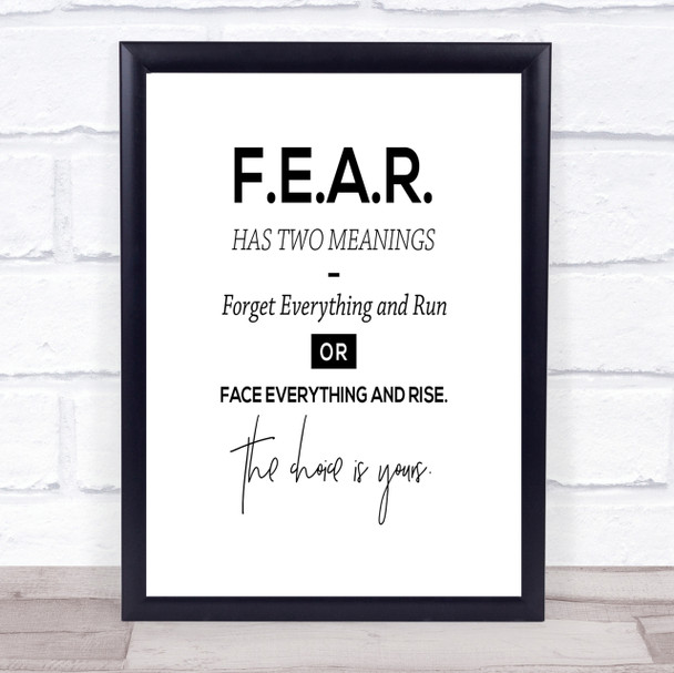 Forget Everything Quote Print Poster Typography Word Art Picture