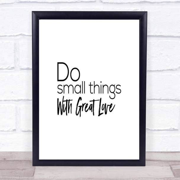 Great Love Quote Print Poster Typography Word Art Picture