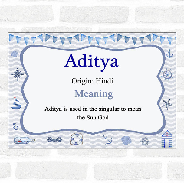 Aditya Name Meaning Nautical Certificate