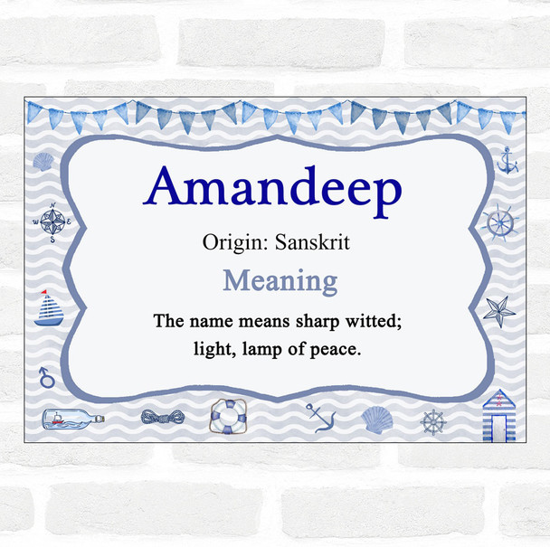 Amandeep Name Meaning Nautical Certificate
