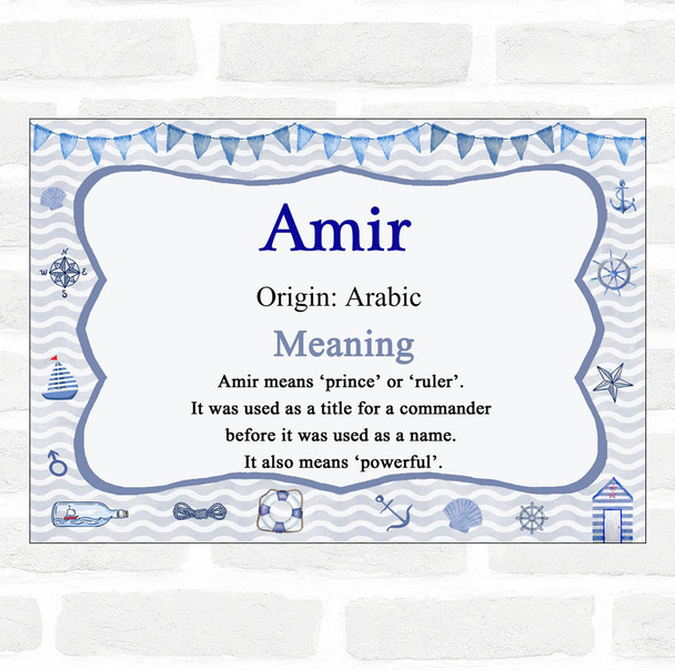 Amir Name Meaning Nautical Certificate