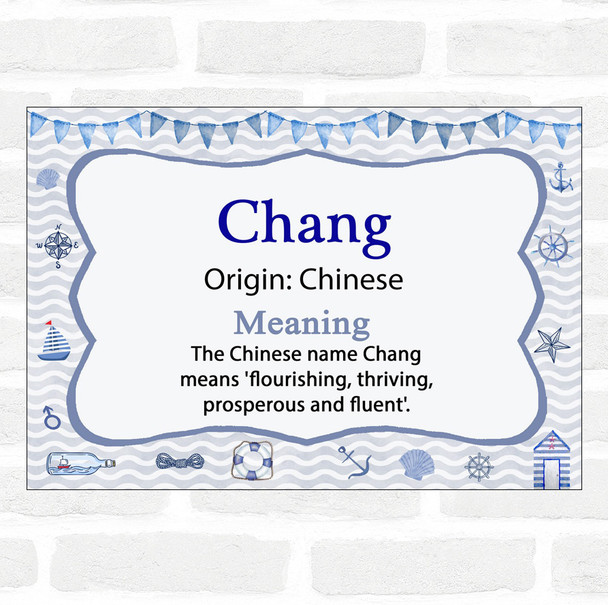 Chang Name Meaning Nautical Certificate