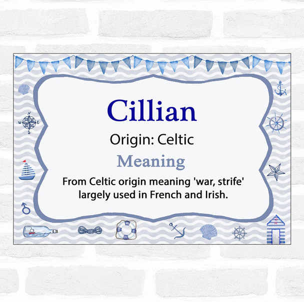 Cillian Name Meaning Nautical Certificate
