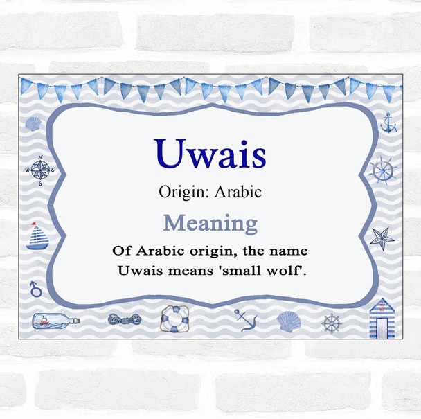 Uwais Name Meaning Nautical Certificate