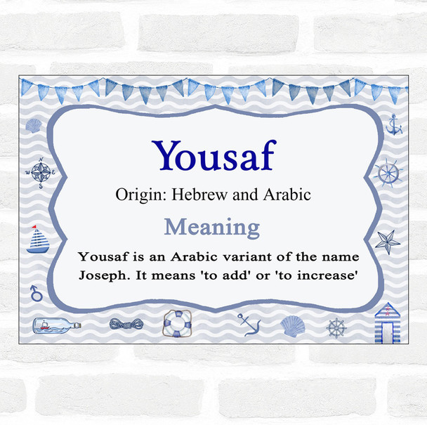 Yousaf Name Meaning Nautical Certificate