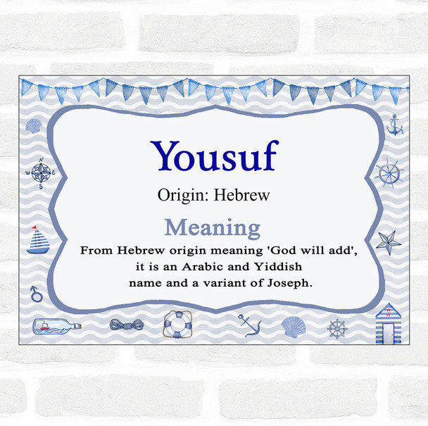 Yousuf Name Meaning Nautical Certificate