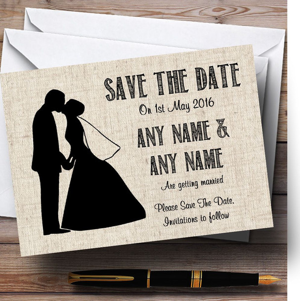 Cotton Chic Personalised Wedding Save The Date Cards