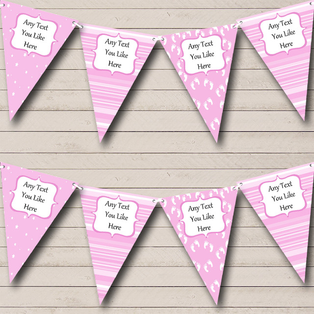 Baby Bunting Pink Baptism Christening Invitation | Zazzle
