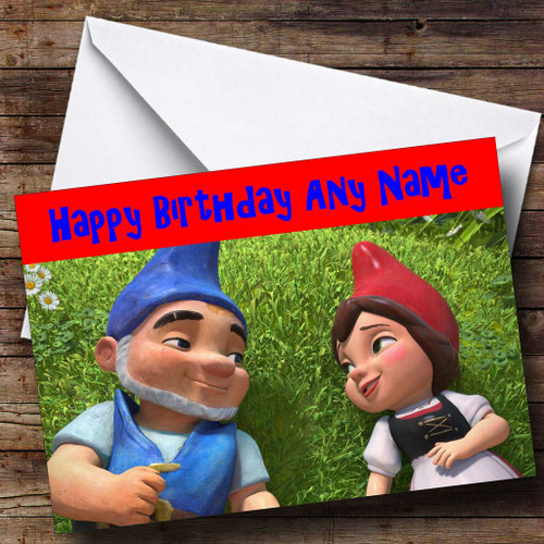 Gnomeo and Juliet Personalised Birthday Card - The Card Zoo