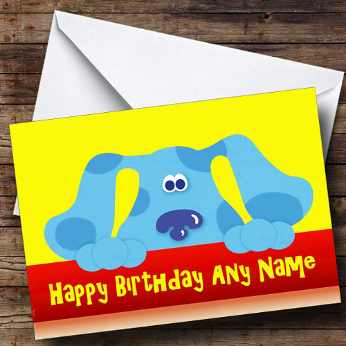 Download Blues Clues Personalised Birthday Card - The Card Zoo