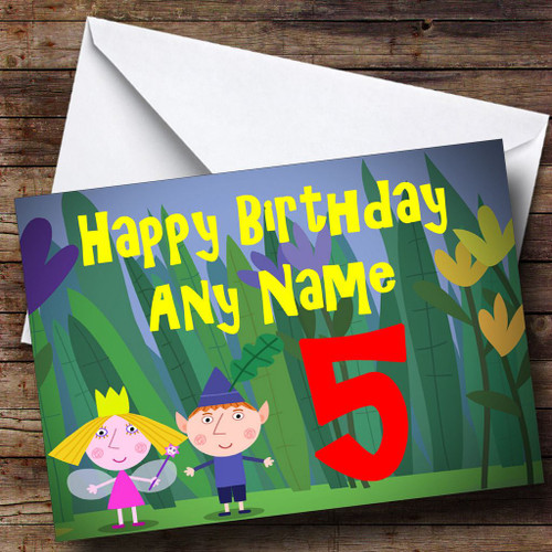 Ben And Holly s Little Kingdom Holly Personalised Birthday Card The ben-and-holly-s-little-kingdom-holly-personalised-birthday-card-the