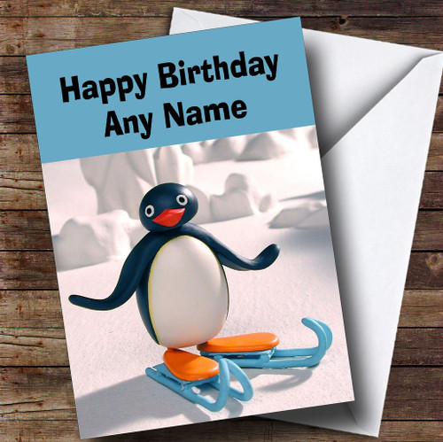 Download Pingu Personalised Children's Birthday Card - The Card Zoo