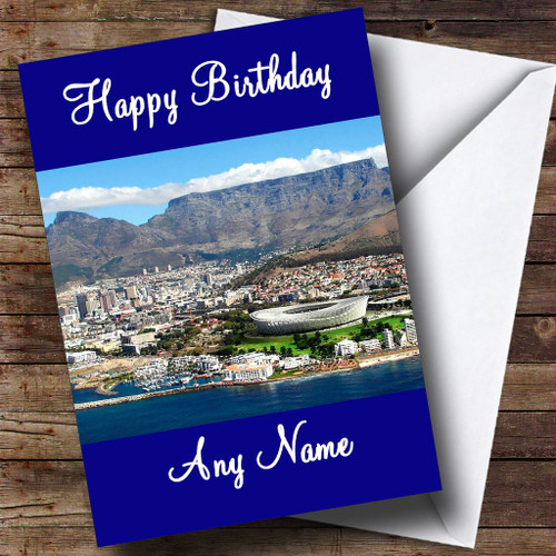 Cape Town South Africa Personalised Birthday Card The Card Zoo