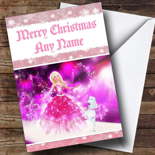 Barbie Personalised Christmas Card - The Card Zoo