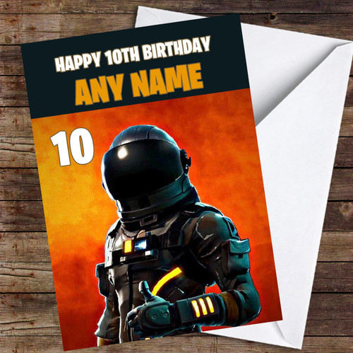 Fortnite Dark Voyager Personalised Children S Birthday Card The Card Zoo - fortnite dark voyager skin roblox