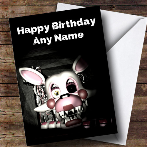 Personalised Fnaf Five Nights At Freddy's Mangle Children's Birthday ...