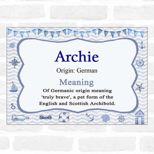 Spike Name Meaning Nautical Certificate - The Card Zoo