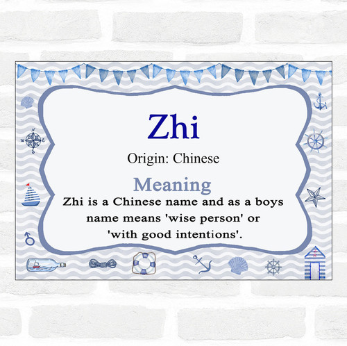 Spike Name Meaning Nautical Certificate - The Card Zoo