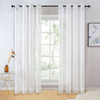 Sheer Curtain Panel Grommet-Top Window Treatments DMC722 Dolce Mela 8171460151464