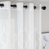 Grommet-Top Window Treatments Sheer Curtain Panels DMC732 Dolce Mela 8171460152454