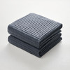 Dark Grey Color Waffle Towels, Sauna Towels, Bath Towels